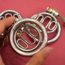 Flat Chastity Cage con