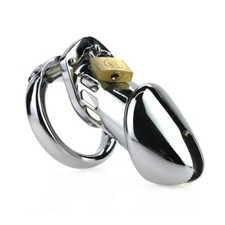 Gabbia per pene BDSM acciaio