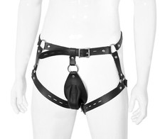 BDSM bondage pelle slip